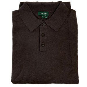 NWT Gray Orvis Polo Shirt